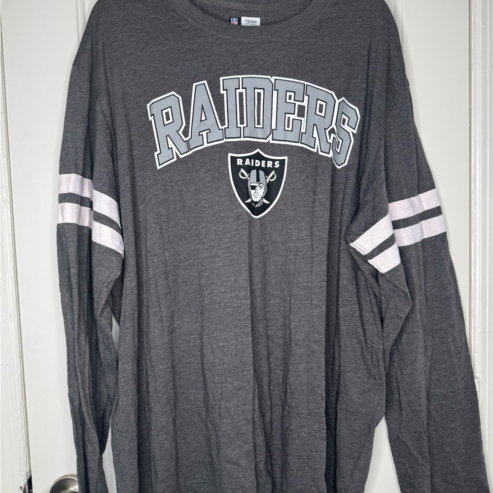 NFL Team Apparel Gray Shirt Mens 2XL